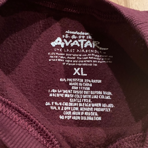 SALE!!! Nickelodeon Avatar Sweatshirt—Adult Unisex XL - Picture 4 of 6